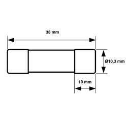 Weidmüller 2783230000 FUSE 10X38 10A 1000 VDC GPV trubičková pojistka (Ø x d) 10.3 mm x 38 mm 10 A 1000 V/DC Množství 10 ks
