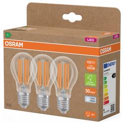 OSRAM HOMELIGHTING 4099854348075 LED Energetická třída (EEK2021) A (A - G) E27 7.2 W studená bílá 3 ks