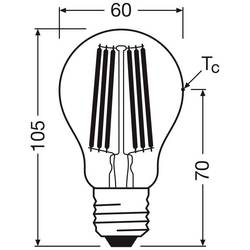 OSRAM HOMELIGHTING 4099854348075 LED Energetická třída (EEK2021) A (A - G) E27 7.2 W studená bílá 3 ks