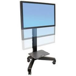 Ergotron 24-192-085 Neo-Flex Mobile MediaCenter UHD TV kolečkový vozík 127,0 cm (50) - 165,1 cm (65) naklápěcí, otočný, nastavitelná výška technologie Constant
