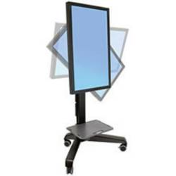 Ergotron 24-192-085 Neo-Flex Mobile MediaCenter UHD TV kolečkový vozík 127,0 cm (50) - 165,1 cm (65) naklápěcí, otočný, nastavitelná výška technologie Constant