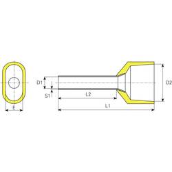 Vogt Verbindungstechnik 490208D dutinka 0.75 mm² částečná izolace šedá 100 ks