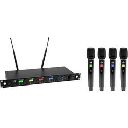 sada bezdrátového mikrofonu Omnitronic UHF-604 Druh přenosu:bezdrátový spínač