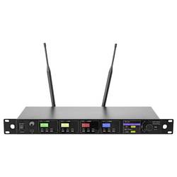 sada bezdrátového mikrofonu Omnitronic UHF-604 Druh přenosu:bezdrátový spínač