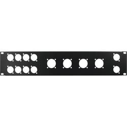 Přední panel Omnitronic Z-19 8x D-Type/4xNL8/T 2HE 2 U