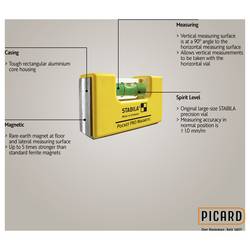 Picard 0070080-001 palička, sada DIN 7239 3 ks