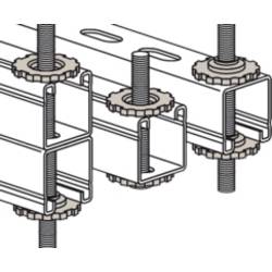 Fischer FAW M12 Nastavovací kolečko ocel 576594 50 ks (š x v) 21.5 mm x 7.5 mm