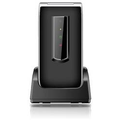 beafon SL495 2G telefon pro seniory - véčko tlačítko SOS, nabíjecí stanice černá, stříbrná