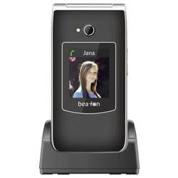 beafon SL645 2G telefon pro seniory - véčko nabíjecí stanice, tlačítko SOS, Funkce SOS černá, stříbrná