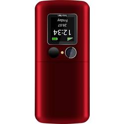 beafon Fold 10 2G telefon pro seniory - véčko tlačítko SOS, nabíjecí stanice červená