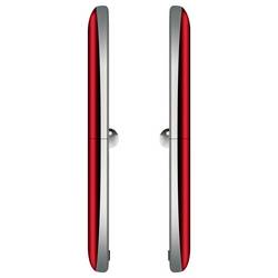 beafon Fold 10 2G telefon pro seniory - véčko tlačítko SOS, nabíjecí stanice červená