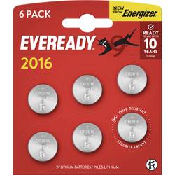 Eveready knoflíkový článek CR 2016 3 V 6 ks E304439200