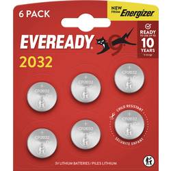 Eveready knoflíkový článek CR 2032 3 V 6 ks E304439600