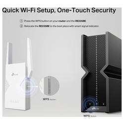 TP-LINK Wi-Fi repeater TP-Link BE3600 Ricevitore e trasmettitore di rete Bianco 2500 Mbit/s, RE235BE, Wi-Fi 7, meshový