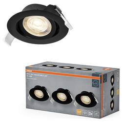 OSRAM HOMELIGHTING 4099854595592 stropní lampa, LED stropní reflektor, LED, pevně vestavěné LED, černá
