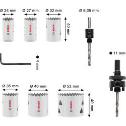 Bosch Accessories 2608594614 2608594614 sada děrovacích pil 1 ks