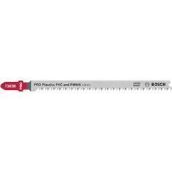 Bosch Accessories 2608667053 List přímočaré pily PRO Plastics PVC clean T302H, 132 mm, 5 ks 5 ks