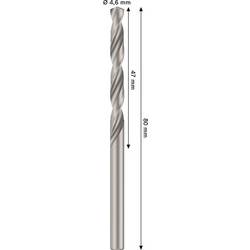 Bosch Accessories 2608577644 2608577644 HSS-G kovový spirálový vrták Celková délka 80 mm broušený 1 ks