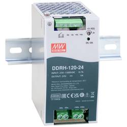DC/DC CONV 120W DIN-RAIL 250 -1500V 24V MEAN WELL DDRH-120-24 1 ks