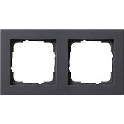 GIRA 2násobný rámeček E2, Stamdard 55 antracitová 0212 23 1 ks
