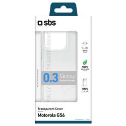 sbs mobile Cover Motorola Moto G56 transparentní odolné vůči nárazům TESKINMOG56T