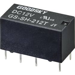 GoodSky GS-SH-212T relé do DPS 12 V/DC 2 A 2 přepínací kontakty 1 ks Tube