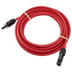 TRU COMPONENTS TC-13806200 prodlužovací solární kabel 6.0 mm² 30 A Délka kabelu 5 m