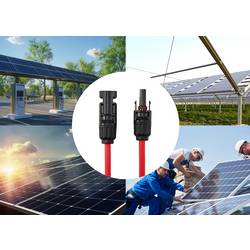TRU COMPONENTS TC-13806200 prodlužovací solární kabel 6.0 mm² 30 A Délka kabelu 5 m