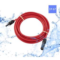 TRU COMPONENTS TC-13806200 prodlužovací solární kabel 6.0 mm² 30 A Délka kabelu 5 m