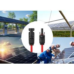 TRU COMPONENTS TC-13805744 prodlužovací solární kabel 6.0 mm² 30 A Délka kabelu 2 m
