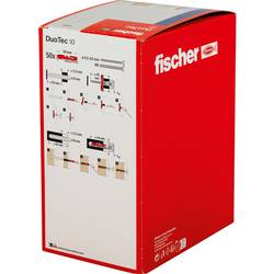 Fischer 537258 DUOTEC 10 sklopná hmoždinka 47 mm 10 mm 50 ks