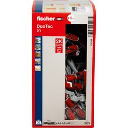 Fischer 537258 DUOTEC 10 sklopná hmoždinka 47 mm 10 mm 50 ks