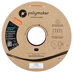 Polymaker PA17009 HT-PLA vlákno pro 3D tiskárny PLA plast, HT PLA Odolnost vůči vysokým teplotám, Filament pro vysokorychlostní 3D tisk 1.75 mm 1000 oranžová 1