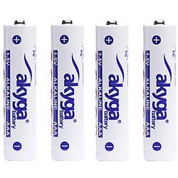 Akyga AAA LR03 mikrotužková baterie AAA alkalicko-manganová 1300 mAh 1.5 V 4 ks