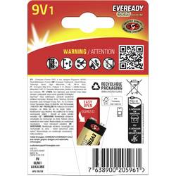 Eveready E304396500 baterie 9 V 9 V 1 ks