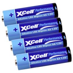 XCell LR6 AA 4pcs/shrink tužková baterie AA alkalicko-manganová, 1.5 V, 4 ks