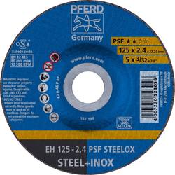 PFERD TOOLS PSF STEELOX 61720326 řezný kotouč lomený 125 mm 25 ks nerezová ocel, ocel