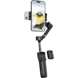 Hohem V3 BLK gimbal elektrický 1/4palcové černá s Bluetooth, zabudovaná baterie, integrovaný stativ, vč. držáku smartphonu