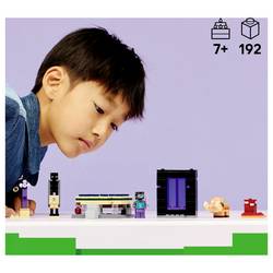 21584 LEGO® MINECRAFT Cesta přes Nether a koncový portál (21584); hračky pro hráče