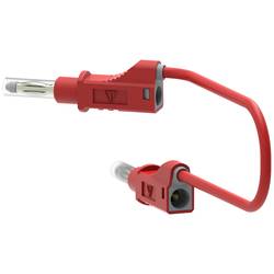 Electro PJP 2217/600V-CD1-100R měřicí kabel banánková zástrčka banánková zástrčka 1.00 m červená 1 ks