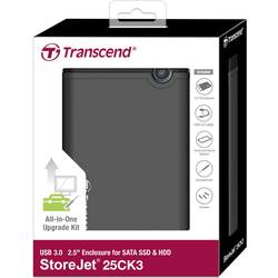 Transcend TS0GSJ25CK3 pouzdro pevného disku SATA 2.5 palec USB 3.2 (Gen 1x1)