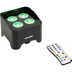 Eurolite 41700611 AKKU Mini UP-4 QCL MK2 DMX LED reflektor Počet LED:4 4 W