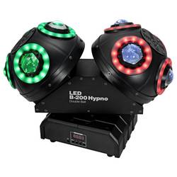 Eurolite 51918826 B-200 Hypno Double Ball DMX LED reflektor Počet LED:8 10 W