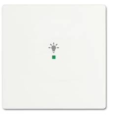 Busch-Jaeger 1násobné kryt symbol světlo free@home bílá, dopravní bílá 2CKA006220A0482 1 ks