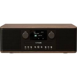 Pure Classic C-D6 Coffee Black/Walnut EU/UK 252985 rádio s CD, DAB, DAB+, FM, černá, vlašský ořech