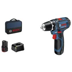 Bosch Professional GSR 12V-15 aku vrtací šroubovák, 12 V Li-Ion vč. 2x aku, 060186810F