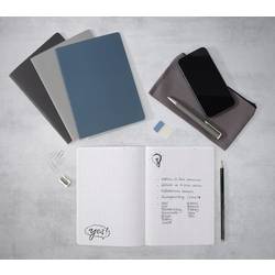 Sigel LS305 Poznámkový blok Linescape Softcover 2 ks DIN A5 linkovaný středně modrá , neonově oranžová Počet listů: 34 listů