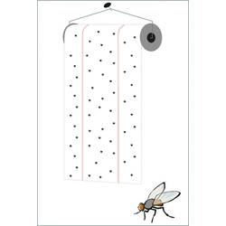 Redtop Fliegenrolle 31006 mucholapka lepicí fólie, feromon (d x š) 9 m x 0.3 m žlutá 1 ks