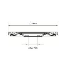 LUKAS-ERZETT A27441250401445 lamelový kotouč Průměr 125 mm Zrnitost=40 10 ks