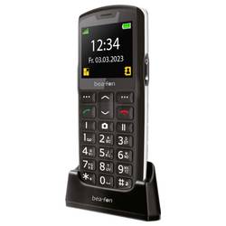 beafon SL260 LTE telefon pro seniory tlačítko SOS, nabíjecí stanice černá, stříbrná
